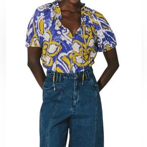 Cleobella Nell Blouse In Azores